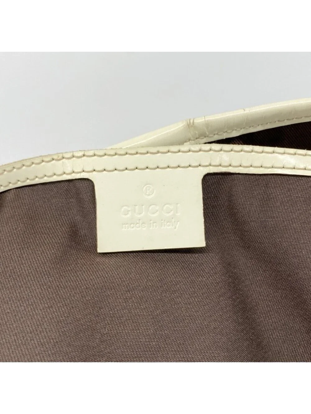Gucci Tote GG Supreme Brown Champagne Gold